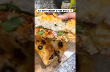 Air Fryer Italian Bread Pizza#pizzarecipe #pizzalover #whatieatinaday #tastyfood #shortsfeed #viral