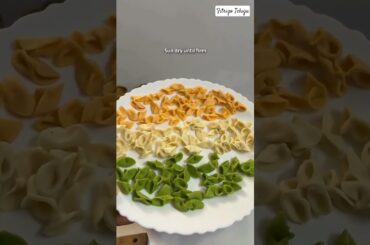 😍 Healthy, colorful, and homemade tricolor pasta Recipe 🍝 #pasta #pastarecipe #homemade #republicday