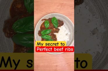 My Secret to Perfect Beef Ribs 🍷