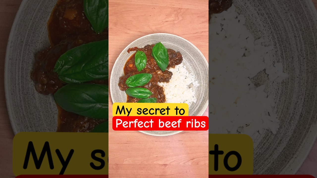 My Secret to Perfect Beef Ribs 🍷 My Secret to Perfect Beef Ribs 🍷