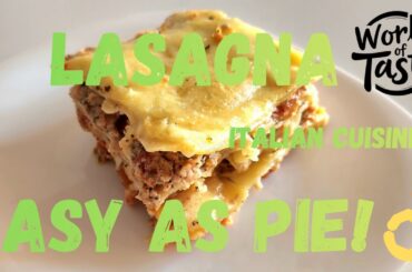 BEST Homemade Lasagna Recipe - Just Like in Italy! 😍🍝