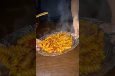 Red Sauce Pasta😋 #shorts #asmrcooking #viral #recipe #pasta