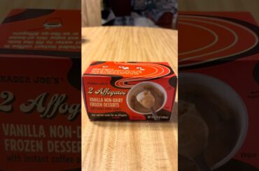 Trying Trader Joe's Affogatos!