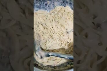 Creamy Pasta #carbonara #asmreating #shorts #asmrfood #trendingshorts