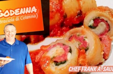 Authentic Godenna | Pork Skin Braciole Recipe from Southern Italy