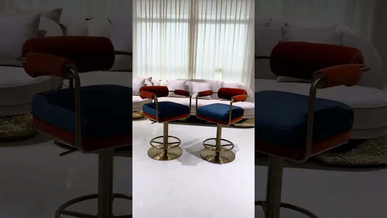 Italian Luxury Handmade Vugge Bar Stools | ZOECUNK Furniture #zoecunk #furniture #foryou #stools Italian Luxury Handmade Vugge Bar Stools | ZOECUNK Furniture #zoecunk #furniture #foryou #stools