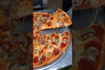 Pepperoni Mushroom Pizza Live Making 😋👌