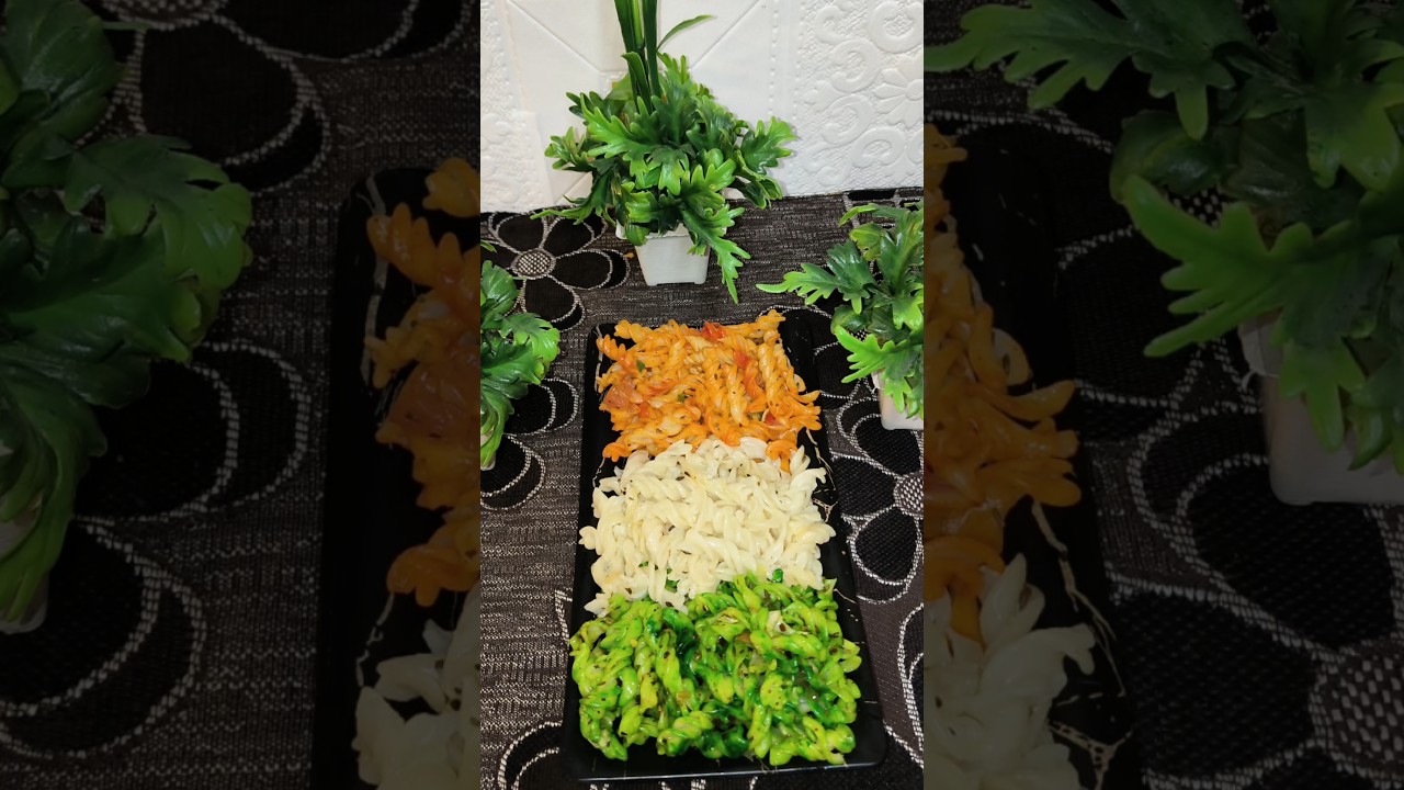 Aaj Bnaya Kuch Special | Tiranga Pasta Recipe ๐๐ฎ๐ณ | Republic Day Food Special @cookingwithrudrika Aaj Bnaya Kuch Special | Tiranga Pasta Recipe ๐๐ฎ๐ณ | Republic Day Food Special @cookingwithrudrika