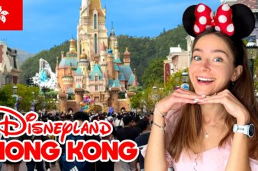 FIRST TIME at HONG KONG DISNEYLAND! 🇭🇰 (not what we expected)