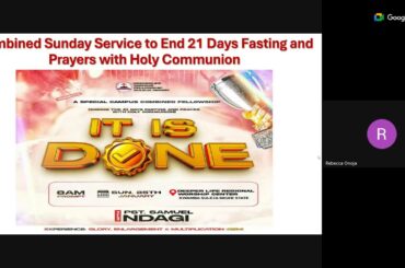Day 5 of 7 Days of Multiplication  - 21 Days of Fasting  &  Prayers