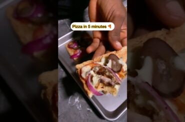 🔥😋Pizza in 5 minutes!With just a slice of bread!  Let me show you!#cooking #recipe #deliciousfood