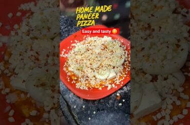 Paneer pizza 🍕 😋 #shorts #shortsfeed #foryou #food #cutebaby