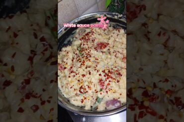 🤤Restaurant Style White Sauce Pasta at Home♥️|EasyPasta Recipe#whitesaucepasta#creamypasta#viral #yt