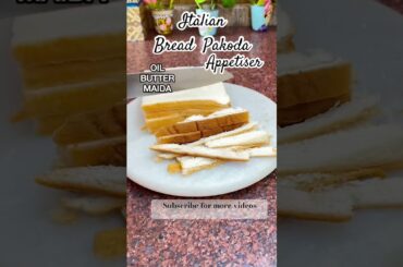 Aaj Kya Banaya , Italian Stuffing wale Bread Pakoda .Great Appetiser #shorts #breadpakoda