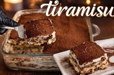 Classic Italian Tiramisu Recipe🇮🇹 | Easy & Creamy Dessert 🍮