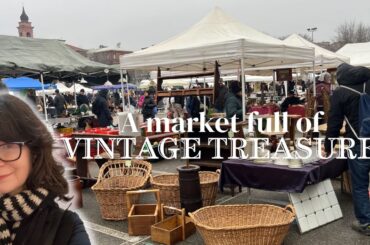 ANTIQUE Treasures at the Nizza Monferrato 🇮🇹 FLEA MARKET