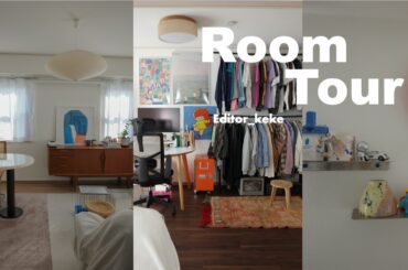 ROOM TOUR｜30代・東京賃貸ふたり暮らし｜好きなものを集めたリビングと仕事部屋, インテリア紹介