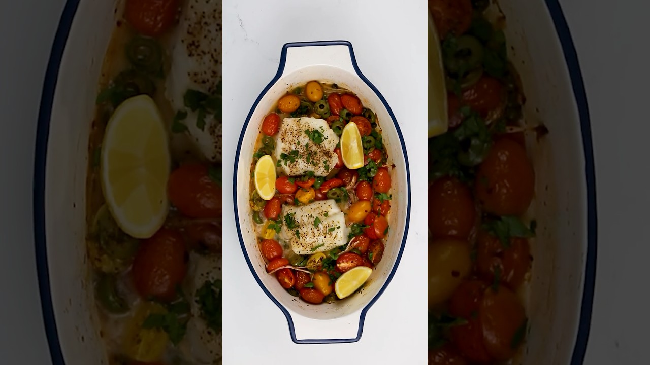 Marukan Cod with Roasted Heirloom Tomatoes Marukan Cod with Roasted Heirloom Tomatoes