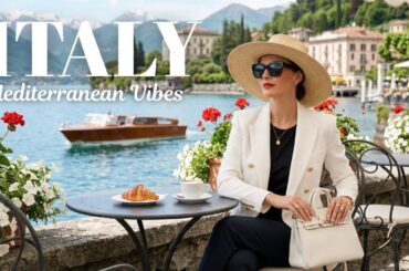 🎶 Italian Vibes & Mediterranean Music 🌅 Dreamy Amalfi Coast & Lake Como Relaxation Music