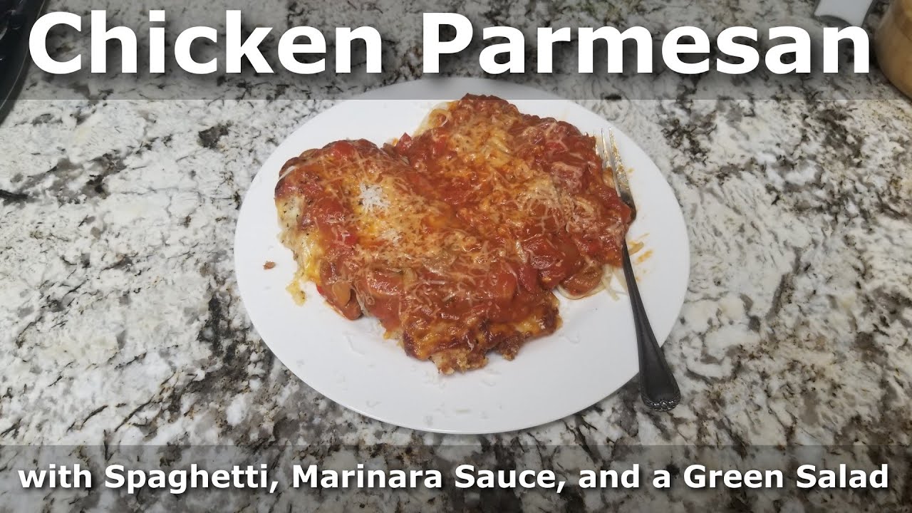 Italian Dinner #1: Chicken Parmesan with Spaghetti, Marinara Sauce and a Green Salad – Uncle D Cooks Italian Dinner #1: Chicken Parmesan with Spaghetti, Marinara Sauce and a Green Salad - Uncle D Cooks
