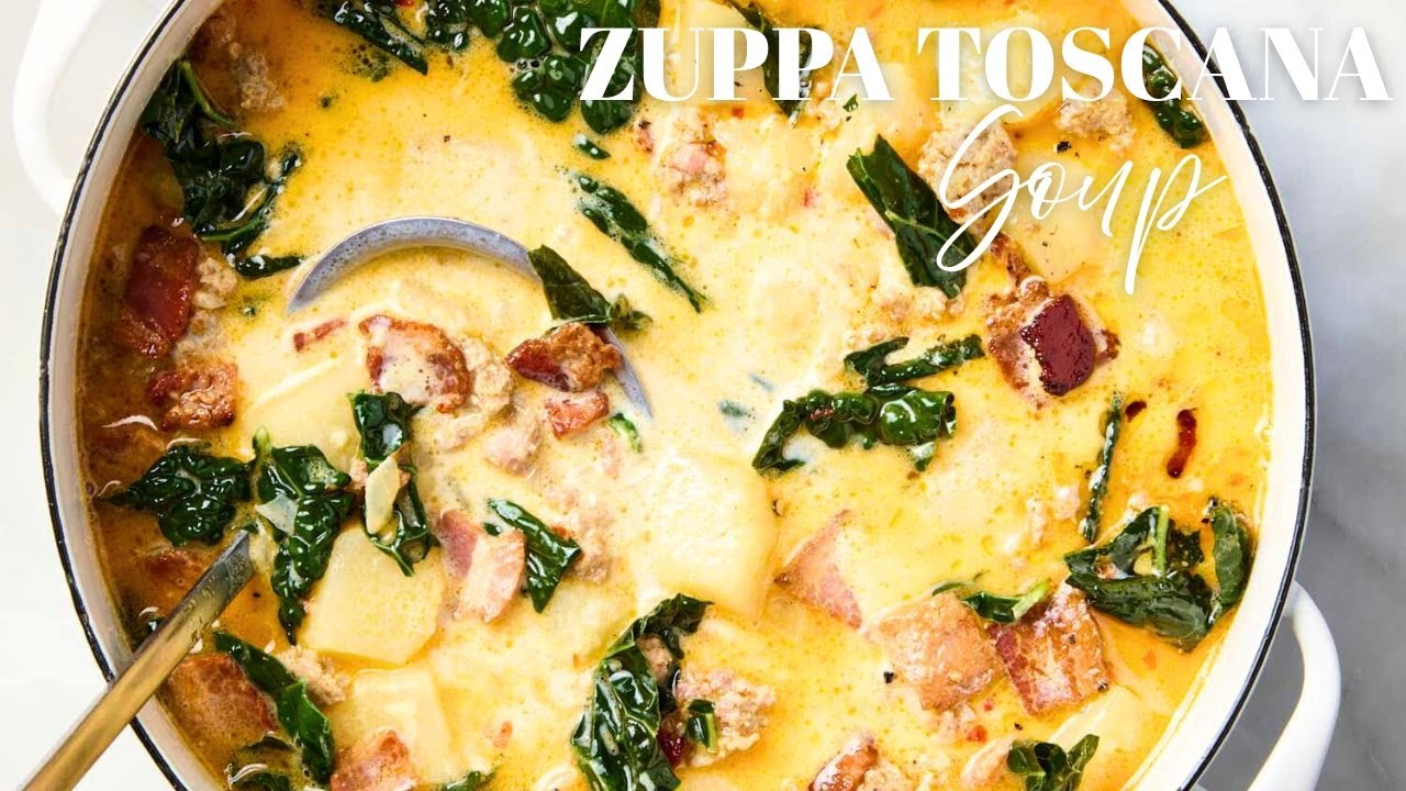 Zuppa Toscana Italian Soup Recipe 🇮🇹 | Easy Comfort Soup in 30 Minutes! Zuppa Toscana Italian Soup Recipe 🇮🇹 | Easy Comfort Soup in 30 Minutes!