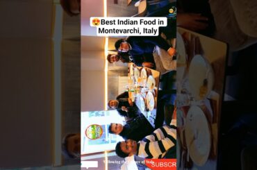 😍Best Indian Food in Montevarchi, Italy🤟Authentic Indian Taste at Restaurante Indiano #fooditaly