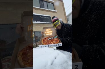 Pizza Enabler won’t be Stopped by Snow!