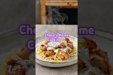 Home made chicken Alfredo from Cheryl’s home cooking #food #pasta #foodie #noodles #cooking