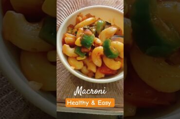 Desi & easy macroni pasta recipe// healthy macroni #pasta  #recipe #food  #cooking  #viral #shorts