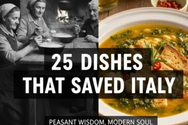 25 "Poor" Dishes That Saved Italy: The Secrets of Mediterranean Longevity