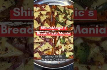 bread pizza recipe 🍕🍕| pizza recipe without oven #food #trending #cooking #recipe #shorts #ytshorts