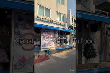 Ciabata italian food in myungdong