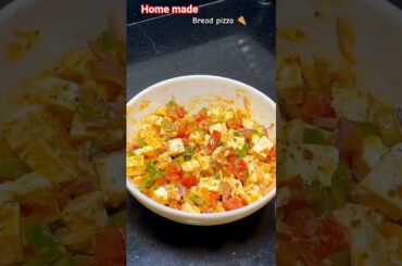 bread pizza #food #recipe #shortfeed