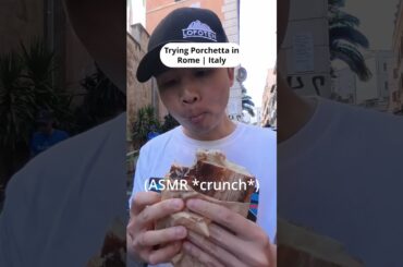 Trying Porchetta in Rome | Italy 🇮🇹