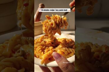 One-Pan Creamy Pasta🍝|10 minutes recipe |No chopping #shorts #youtubeshorts #foryou #shortsfeed