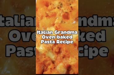 I cooked an Italian grandma’s baked pasta… then went VEGAN for 1 YEAR! FULL VIDEO on my channel 👀🍝🇮🇹