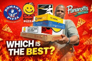 Who Has the Best Fast Food Pizza? Roman’s vs Debonair's vs Panarotti's vs Butler’s