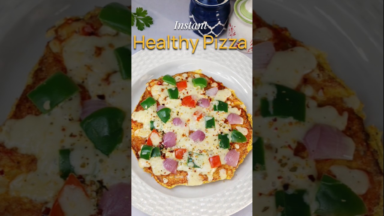Instant Healthy Pizza Recipe | No Oven | Quick & Easy Snack #shorts #food #cooking #viral #pizza Instant Healthy Pizza Recipe | No Oven | Quick & Easy Snack #shorts #food #cooking #viral #pizza