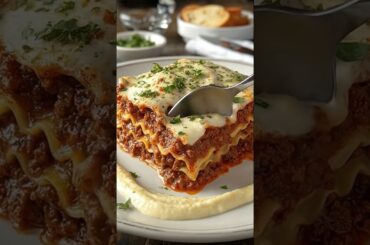 Million Dollar Lasagna 🍝🔥 #youtubeshorts #food #bonnecuisine #lasagna #cooking #explore #easy #cook