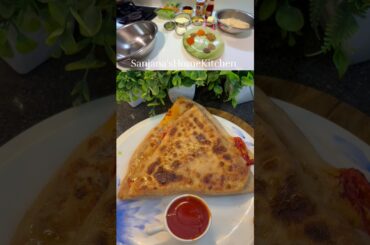 Bharti singh’s viral pizza paratha recipe #shortsfeed #shorts #bhartisingh