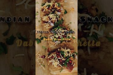 Desi tadka, Italian style 🇮🇳🍞#dabelibruschetta#fusionfood#r#desifusion#bruschettalove#chatpatasnack