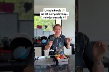 When you don’t have all the right cooking equipment you use your walking, talking food processor… 🤣