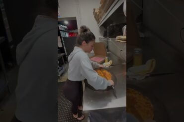 Pizza girl with a classic cheese . It doesn’t get much better. Thin is in and Ian and Kye’s Pizza