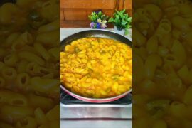 Easy Macaroni at Home.#macaroni #easyrecipe #pastarecipe #homemade #shorts #viral #cooking #ytshorts