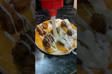 Popcorn pizza #greatindianthali #food #streetfood #specialthali #indianthaali #thali #foodie