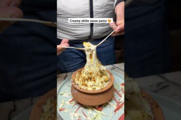 White sause pasta 😍 #viral #explore #reel