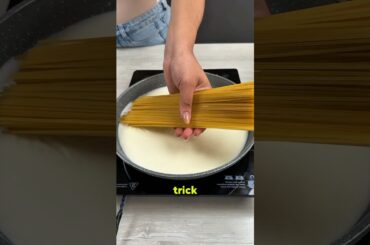 Cook Pasta with Milk#recipe #shorts