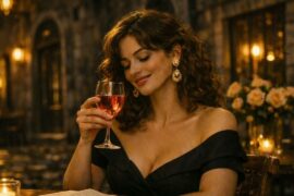 An Evening in an Old Italian Café 🍷 | Night Jazz & Film Music