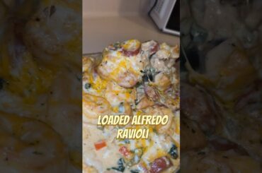Loaded Alfredo Ravioli 🔥