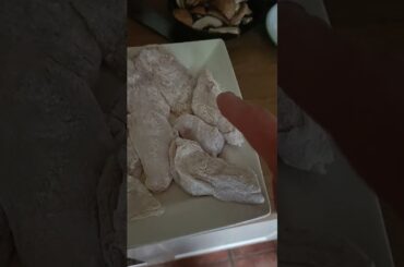 Pre special of the day - preparing Italian Chicken Marsala -2